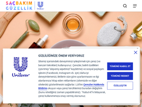 'sacbakimguzellik.com' screenshot