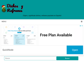 'dichosyrefranes.net' screenshot