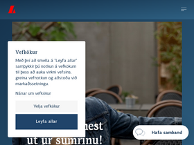 'landsbankinn.is' screenshot