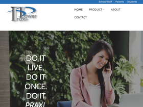 'praxischool.com' screenshot