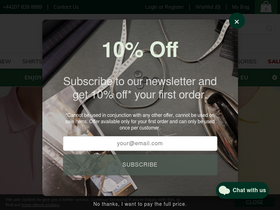 'harvieandhudson.com' screenshot