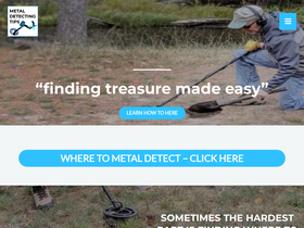 'metaldetectingtips.com' screenshot