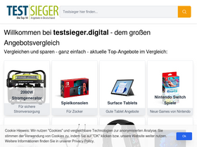 'testsieger.digital' screenshot