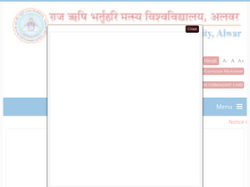 'rrbmuniv.ac.in' screenshot