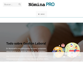'nominapro.mx' screenshot