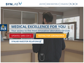'synlab.com' screenshot