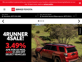 'servcotoyota.com' screenshot