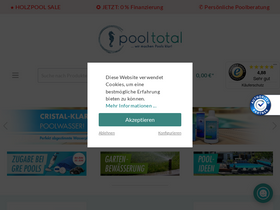 'pooltotal.com' screenshot