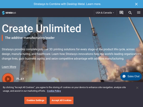 'stratasys.com' screenshot