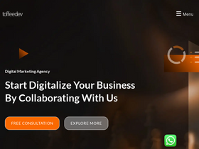 'toffeedev.com' screenshot