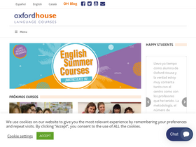 'oxfordhousebcn.com' screenshot