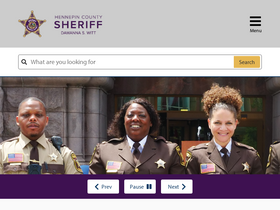 'hennepinsheriff.org' screenshot