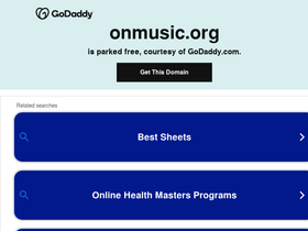 'onmusic.org' screenshot