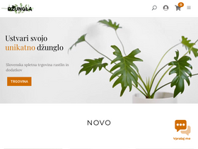 'dzungla-plants.com' screenshot