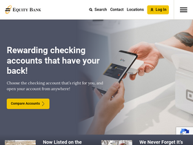 'equitybank.com' screenshot