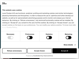 'louispoulsen.com' screenshot