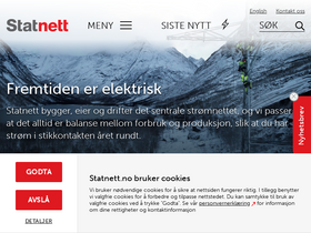 'statnett.no' screenshot
