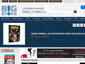 'bigstore.cl' screenshot