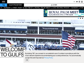 'gulfstreampark.com' screenshot