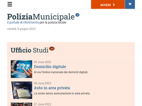'poliziamunicipale.it' screenshot
