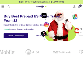 Roamight homepage screenshot