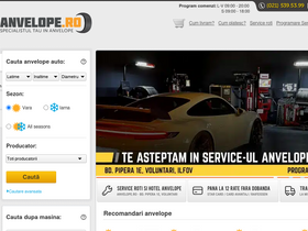 'anvelope.ro' screenshot