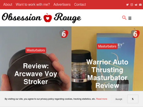 'obsessionrouge.com' screenshot