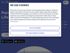 'lifepointspanel.com' screenshot