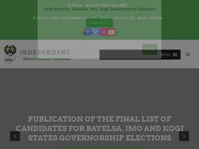 'inecnigeria.org' screenshot