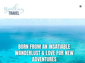 'breathingtravel.com' screenshot