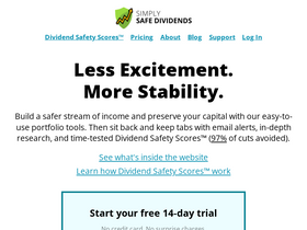 'simplysafedividends.com' screenshot