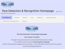 'facedetection.com' screenshot