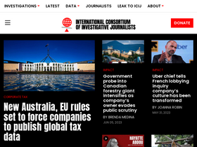 'icij.org' screenshot