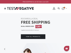 'testnegative.com' screenshot