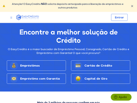 'easycredito.com.br' screenshot