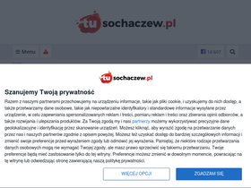 'tusochaczew.pl' screenshot
