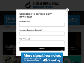 'digitalmusicnews.com' screenshot
