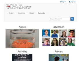 'chemedx.org' screenshot