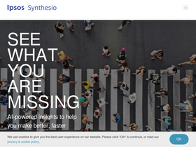 'synthesio.com' screenshot