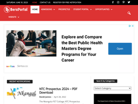 'beraportal.com' screenshot