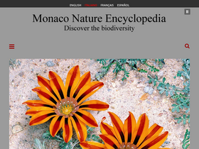 'monaconatureencyclopedia.com' screenshot