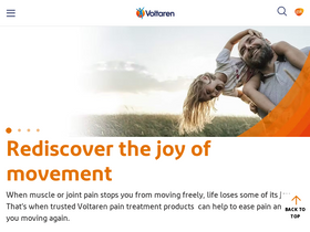 'voltaren.ca' screenshot