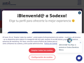 'sodexo.com.mx' screenshot