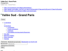 'valleesud.fr' screenshot