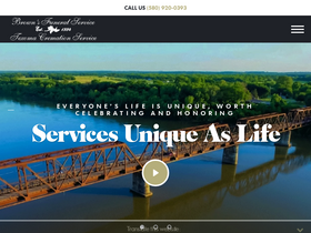 'brownsfuneralservice.com' screenshot