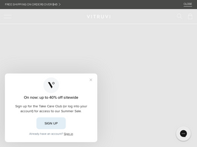 'vitruvi.com' screenshot