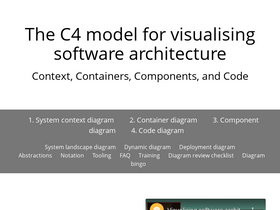'c4model.com' screenshot