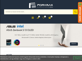 'foramax.hu' screenshot