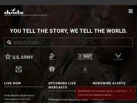 'dvidshub.net' screenshot