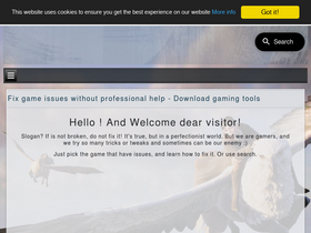 'gamefixissue.com' screenshot